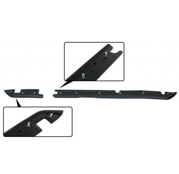 VW Karmann Ghia Armaturenbrett Abdeckung Polsterung unten Innenaustattung 8.67-7.71  141857061A 141857062A